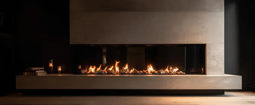 Gas Fireplace Ember Bed Design Services in North Bellmore, New York