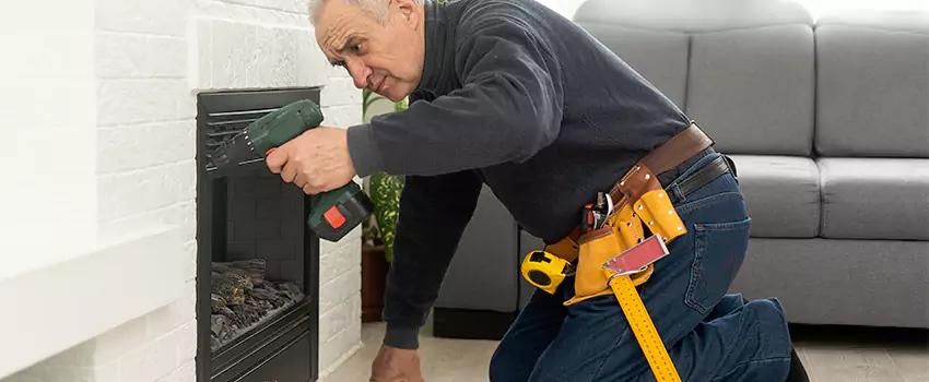 New Indoor Fireplace Installation in North Bellmore, New York