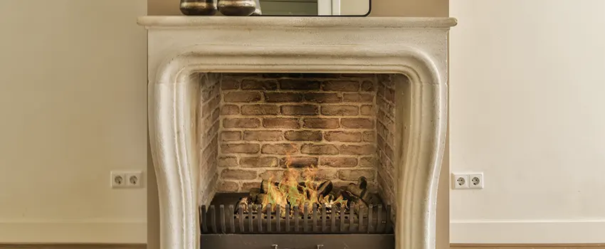 Vintage-style Fireplace Redesign in North Bellmore, New York