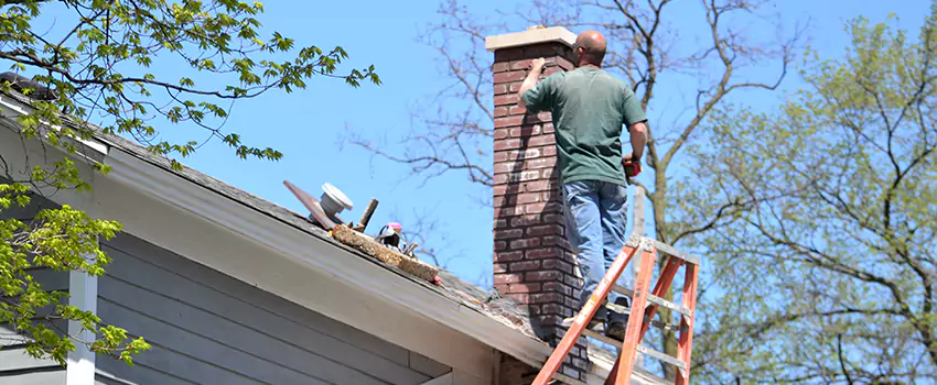 Vinyl and PVC Chimney Flashing Installation in North Bellmore, NY